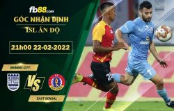 Fb88 soi kèo trận đấu Mumbai City vs East Bengal