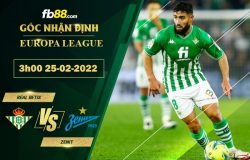 Fb88 soi kèo trận đấu Real Betis vs Zenit