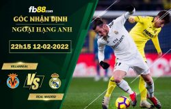 Fb88 soi kèo trận đấu Villarreal vs Real Madrid