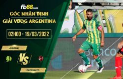 fb88-chi tiết kèo trận đấu Aldosivi vs Patronato