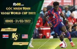 fb88-chi tiết kèo trận đấu Costa Rica vs USA