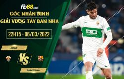 fb88-soi kèo Elche vs Barcelona