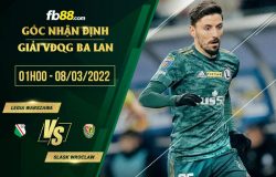 fb88-soi kèo Legia Warszawa vs Slask Wroclaw