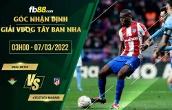 fb88-soi kèo Real Betis vs Atletico Madrid