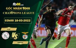 Fb88 soi kèo trận đấu Ajax vs Benfica