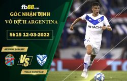 Fb88 soi kèo trận đấu Arsenal Sarandi vs Velez Sarsfield