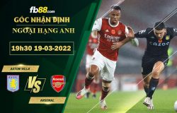 Fb88 soi kèo trận đấu Aston Villa vs Arsenal