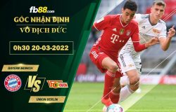 Fb88 soi kèo trận đấu Bayern Munich vs Union Berlin