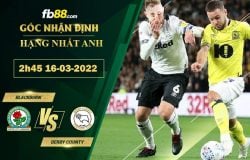 Fb88 soi kèo trận đấu Blackburn vs Derby County