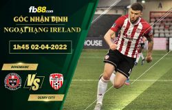 Fb88 soi kèo trận đấu Bohemians vs Derry City