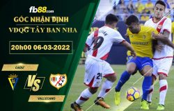 Fb88 soi kèo trận đấu Cadiz vs Vallecano