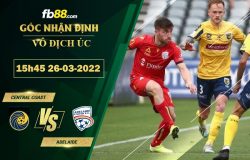 Fb88 soi kèo trận đấu Central Coast vs Adelaide