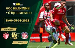 Fb88 soi kèo trận đấu Club Necaxa vs Toluca