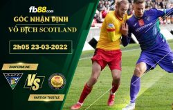 Fb88 soi kèo trận đấu Dunfermline vs Partick Thistle