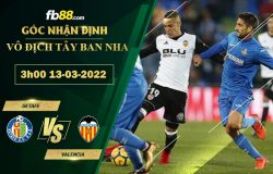 Fb88 soi kèo trận đấu Getafe vs Valencia