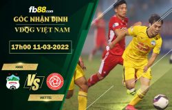 Fb88 soi kèo trận đấu HAGL vs Viettel