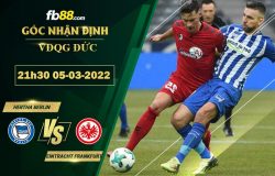 Fb88 soi kèo trận đấu Hertha Berlin vs Eintracht Frankfurt