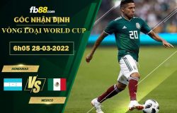 Fb88 soi kèo trận đấu Honduras vs Mexico