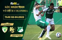 Fb88 soi kèo trận đấu La Equidad vs Deportivo Cali