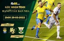 Fb88 soi kèo trận đấu Las Palmas vs Leganes