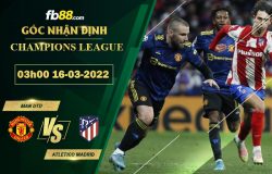 Fb88 soi kèo trận đấu Man Utd vs Atletico Madrid