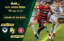 Fb88 soi kèo trận đấu Melbourne Victory vs Western Sydney