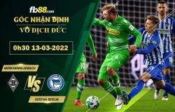 Fb88 soi kèo trận đấu Monchengladbach vs Hertha Berlin