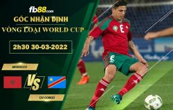 Fb88 soi kèo trận đấu Morocco vs CH Congo