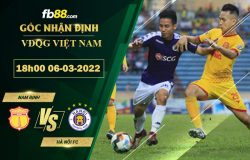 Fb88 soi kèo trận đấu Nam Định vs Hà Nội FC