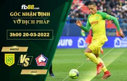 Fb88 soi kèo trận đấu Nantes vs Lille