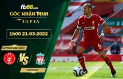 Fb88 soi kèo trận đấu Nottingham Forest vs Liverpool