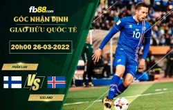 Fb88 soi kèo trận đấu Phần Lan vs Iceland