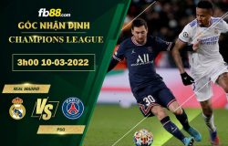 Fb88 soi kèo trận đấu Real Madrid vs PSG