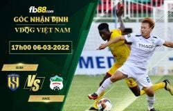 Fb88 soi kèo trận đấu SLNA vs HAGL