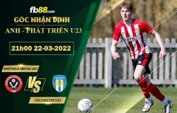 Fb88 soi kèo trận đấu Sheffield United U23 vs Colchester U23