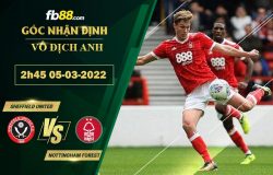 Fb88 soi kèo trận đấu Sheffield United vs Nottingham Forest