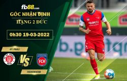 Fb88 soi kèo trận đấu St. Pauli vs Heidenheim