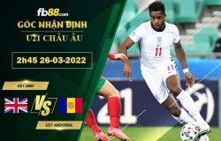 Fb88 soi kèo trận đấu U21 Anh vs U21 Andorra