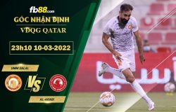 Fb88 soi kèo trận đấu Umm Salal vs Al-Arabi