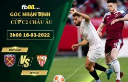 Fb88 soi kèo trận đấu West Ham vs Sevilla