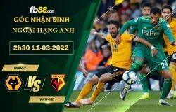 Fb88 soi kèo trận đấu Wolves vs Watford