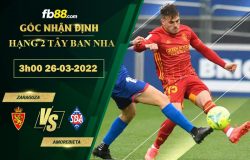 Fb88 soi kèo trận đấu Zaragoza vs Amorebieta