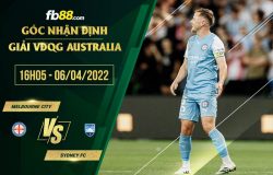 fb88-soi kèo Melbourne City vs Sydney FC