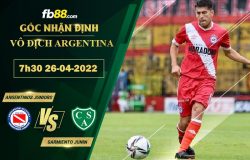 Fb88 soi kèo trận đấu Argentinos Juniors vs Sarmiento Junin