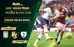 Fb88 soi kèo trận đấu Aston Villa vs Tottenham