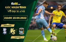 Fb88 soi kèo trận đấu Birmingham vs Coventry