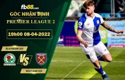 Fb88 soi kèo trận đấu Blackburn U23 vs West Ham U23