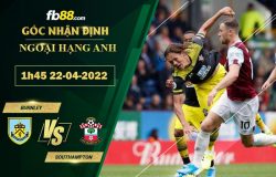 Fb88 soi kèo trận đấu Burnley vs Southampton