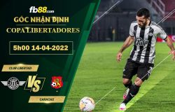 Fb88 soi kèo trận đấu Club Libertad vs Caracas