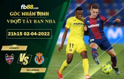 Fb88 soi kèo trận đấu Levante vs Villarreal